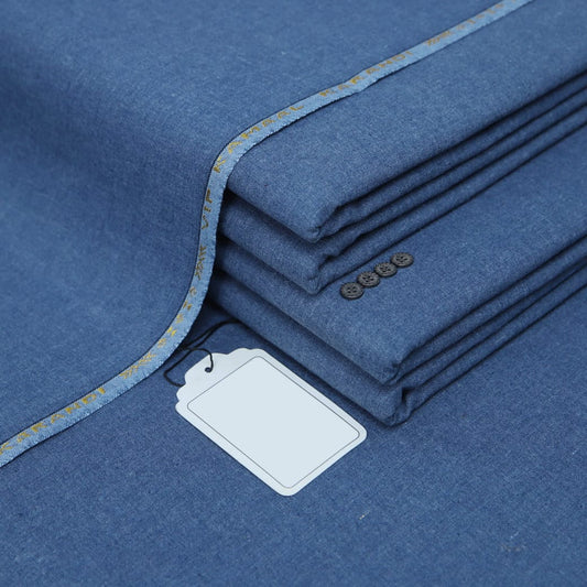 Stone Blue Karandi Khaddar ( VIK - 507 )
