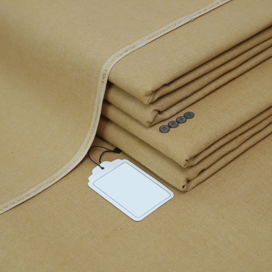 Gold Brown Karandi Khaddar ( VIK - 512 )