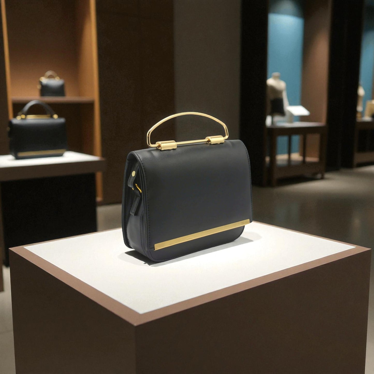 VIB - 001 ( Black Handbag )