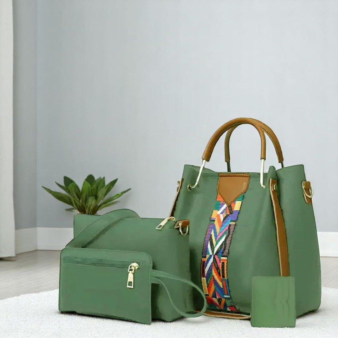 VIB - 002 ( 4 pcs Green Handbag)