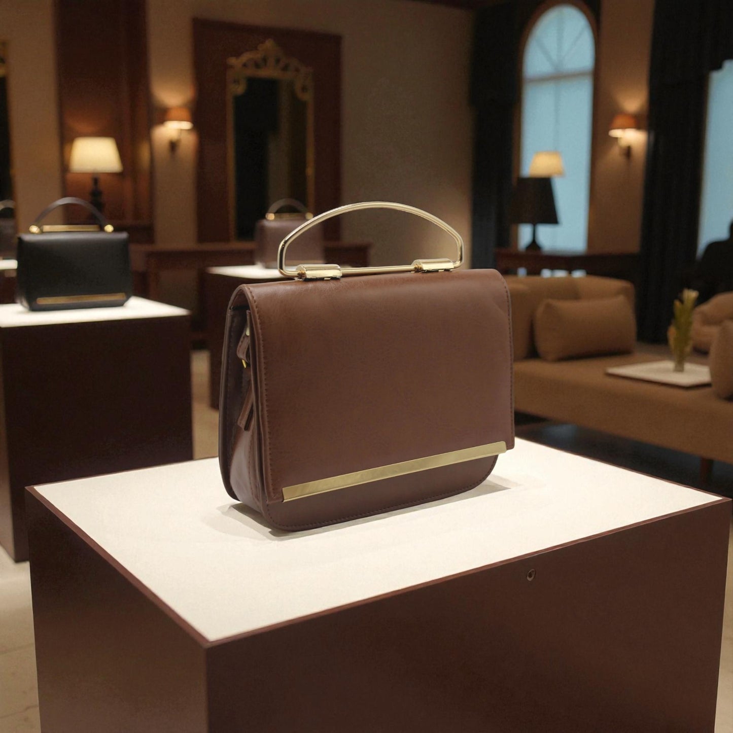 VIB - 001 ( Brown Handbag )