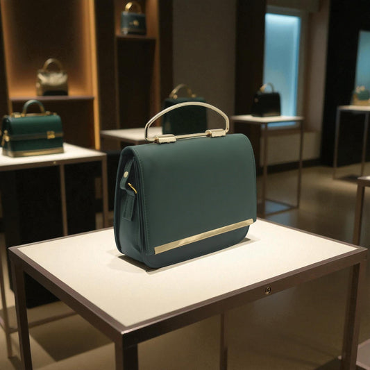 VIB - 001 ( Green Handbag )