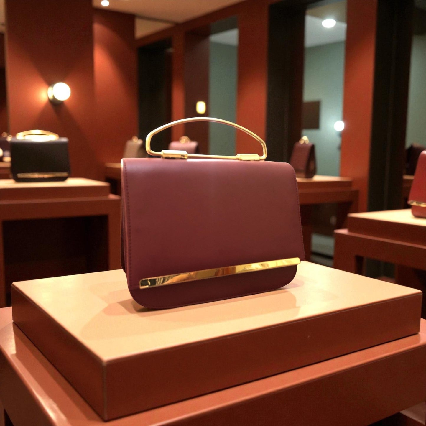 VIB - 001 ( Red Handbag )