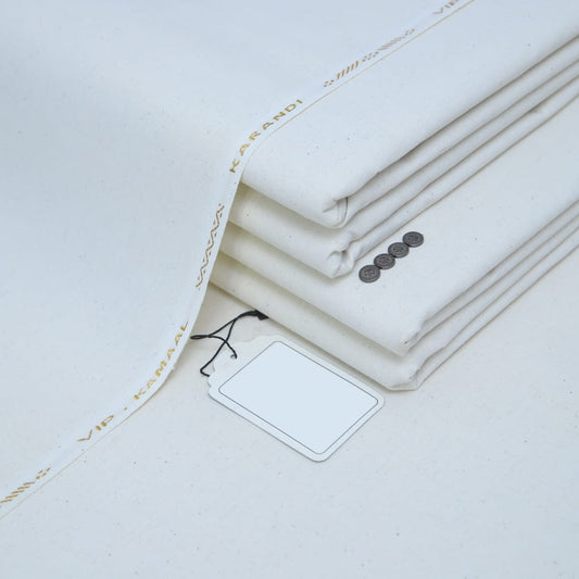 White Karandi Khaddar ( VIK - 501 )