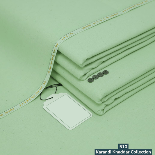 Dew Green Karandi Khaddar ( VIK - 510 )