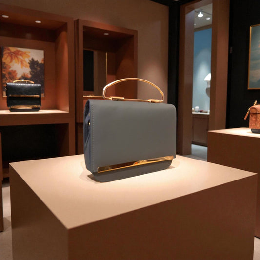 VIB - 001 ( Grey Handbag )