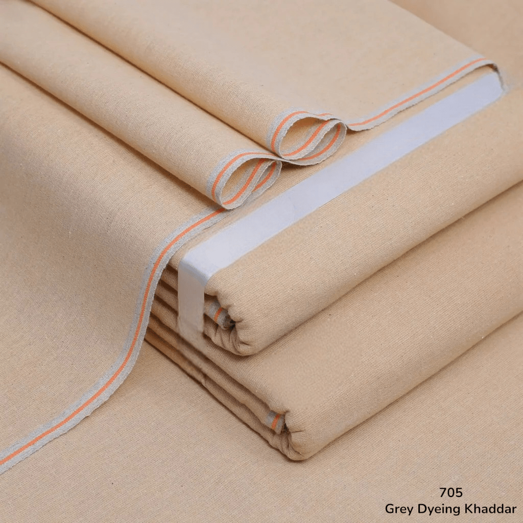 Rose Gold Grey Khaddar ( VGK - 705 )